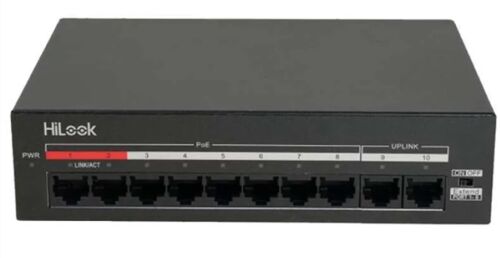 Hilook NS-0110MP-60 8 Port PoE, 60W, +2 Port Megabit Uplink Switch - HİLOOK
