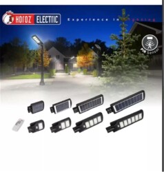 Horoz Compact 300w Led Solar Sokak Armatürü 1567Lm 6400k SMD Led Beyaz Işık Su Geçirmez Kumandalı - 2