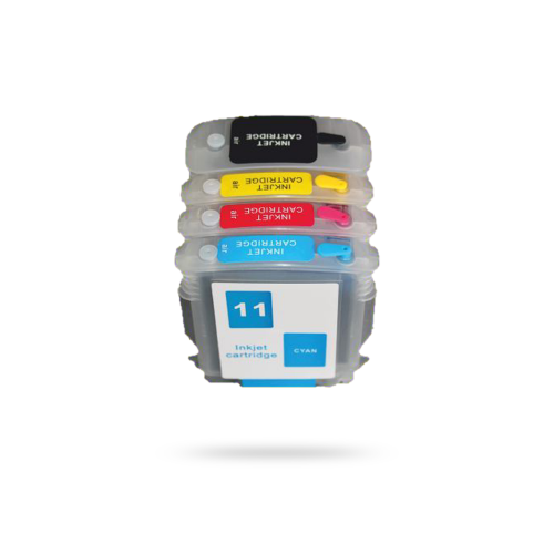 Hp 10-11 Uyumlu Kolay Dolan Kartuş (Dolu 4 Adet Kartuş) - İTHAL-MUADİL