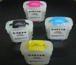 Hp 10-11 Uyumlu Kolay Dolan Kartuş (Dolu 4 Adet Kartuş) - 3