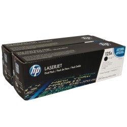 HP 125A Black Siyah Çiftli 2.200 Sayfa Toner CB540AD - 1