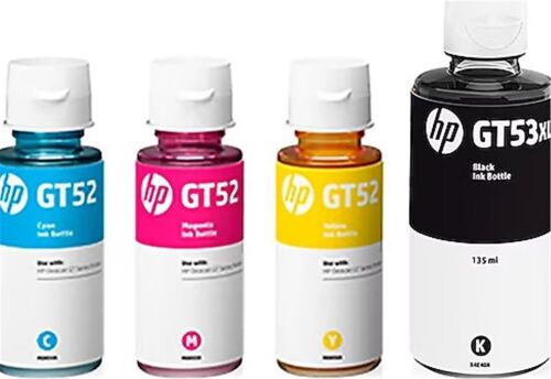 HP 1VV21AE+M0H54A+M0H55A+M0H56A GT53XL+GT52 Mürekkep Takım Seti - 1