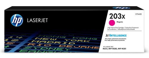 HP 203X Magenta Kırmızı Yüksek Kapasite 2.500 Sayfa Toner CF543X - 1