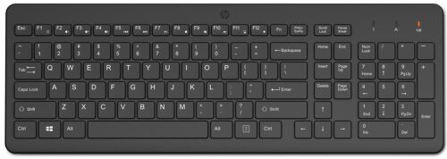 HP 225 805T1AA Kablosuz Klavye 2.4Ghz (1 x AAA Pil) Siyah (12 Kısayol Kombinasyonu) - 1