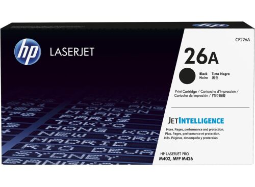 HP 26A Black Siyah 3.100 Sayfa Toner CF226A - 1