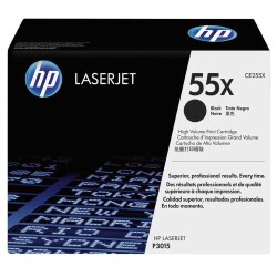 HP 55X Black Siyah 12.500 Sayfa Yüksek Kapasite Toner CE255X - 1