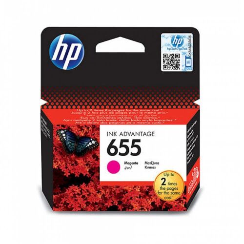 HP 655 Magenta Kırmızı Kartuş CZ111AE - HP