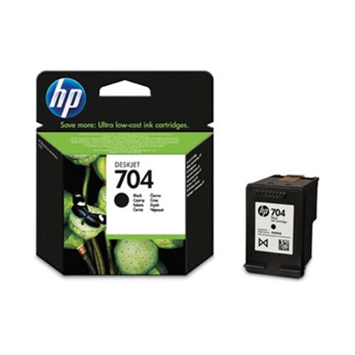 HP 704 Black Siyah Kartuş CN692AE - 1
