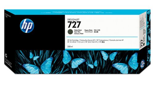 HP 727 Matte Black Mat Siyah 300ML Plotter Kartuşu C1Q12A - 1