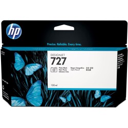 HP 727 Photo Black Foto Siyah 130ML Plotter Kartuşu B3P23A - 1
