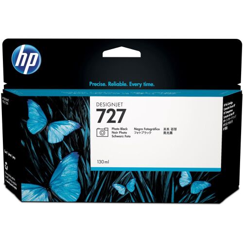 HP 727 Photo Black Foto Siyah 130ML Plotter Kartuşu B3P23A - 1