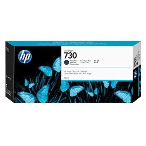 HP 730 Matte Black Mat Siyah 300 Ml Plotter Kartuşu P2V71A - HP