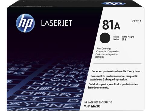 HP 81A Black Siyah 10.000 Sayfa Toner CF281A - HP