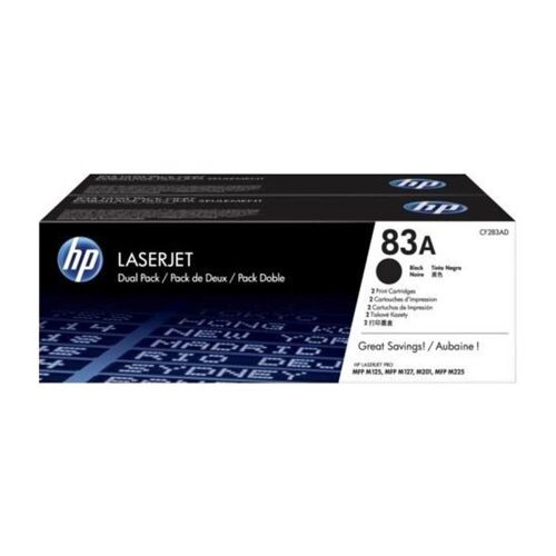 HP 83AF Black Siyah Çiftli 1.500 Sayfa Toner CF283AF - HP