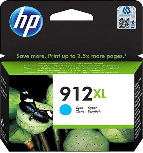 HP 912XL Yüksek Kapasite Cyan Mavi Kartuş 3YL81A - 1