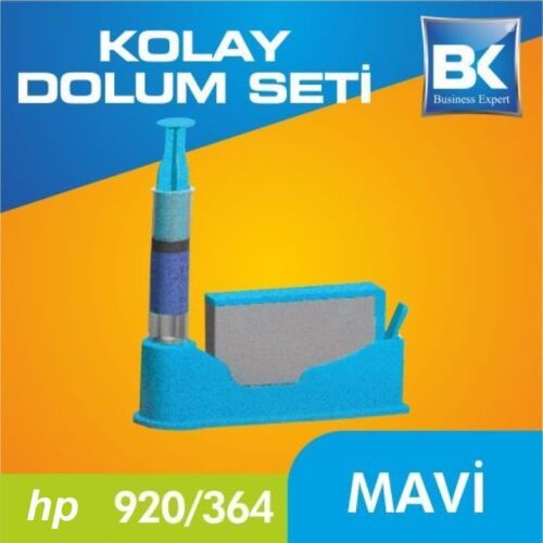 Hp 920/364/564/655 Uyumlu Mavi Kartuş Dolum Seti - SMARTINK