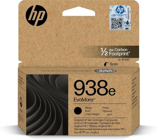 HP 938e Black Siyah Yüksek Kapasite Kartuş 4S6Y2PE - HP