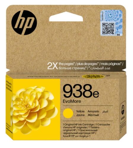 HP 938e Yellow Sarı Yüksek Kapasite Kartuş 4S6Y1PE - HP