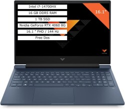 Hp 9J243EA Victus 16-r1041nt i7-14700HX 16G 1TB RTX4060 8GB 144 Hz 16.1 FHD FreeDOS Notebook - 2