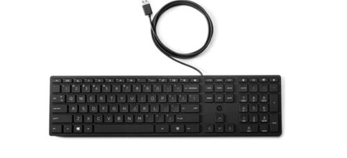 HP 9SR37AA 320K Kablolu Usb Q Klavye Siyah - 1