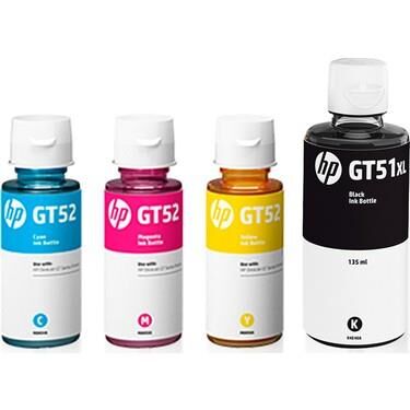 Hp GT51 GT52 4 Renk Orjinal Mürekkep Seti - 1