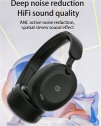 HP H231A Kablosuz Kulak Üstü Bluetooth Kulaklık V5.3 Siyah (Mikrofonlu, Çift Cihaz Desteği) - 1