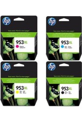 HP L0S70AE + F6U16AE + F6U17AE + F6U18AE 953XL Kartuş Seti - 1