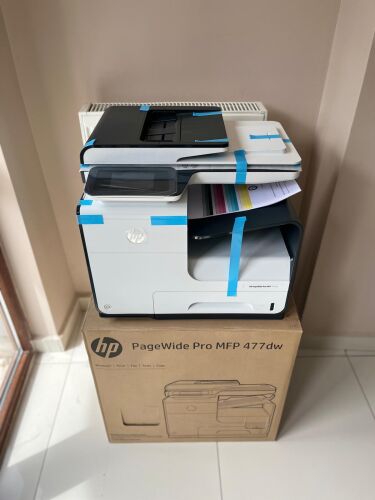 Hp PageWide Pro 477dw (D3Q20B) Süper Hızlı Çok Fonksiyonlu Yazıcı (Teşhir) - HP