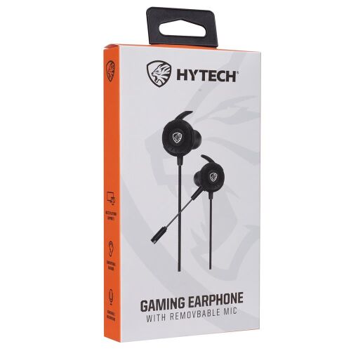 Hytech HY-GK1 3,5 Oyuncu Esnek Mikrofonlu Siyah Kulakiçi Kulaklık - HYTECH (1)