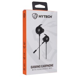 Hytech HY-GK1 3,5 Oyuncu Esnek Mikrofonlu Siyah Kulakiçi Kulaklık - 2