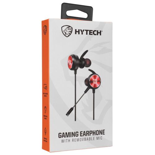 Hytech HY-GK3 3,5 Oyuncu Esnek Mikrofonlu Kırmızı Kulakiçi Kulaklık - HYTECH (1)