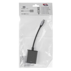 Hytech HY-USBC53 1080P Metal Type-C to VGA Adaptör - 1
