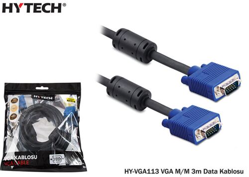 Hytech HY-VGA113 VGA M-M 3m Data Kablosu - HYTECH
