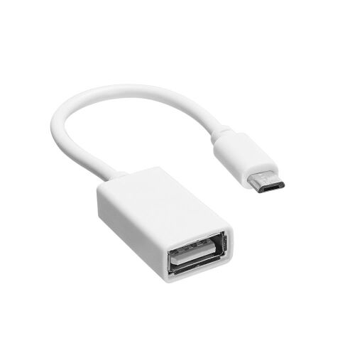 Hytech HY-X110 Beyaz USB F to MicroUSB M OTG Çevirici - 2