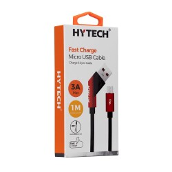 Hytech HY-X215 3A Micro Usb 1m Siyah Data + Sarj Kablosu - 1