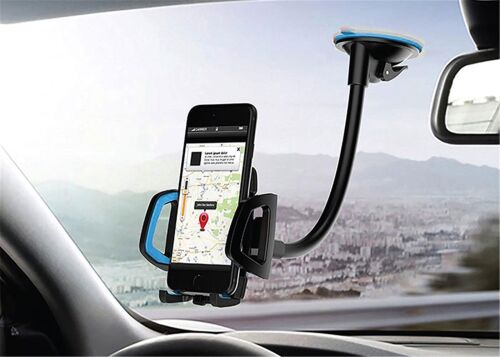 Hytech HY-XH20 Vantuz + Braketi 360 Derece Siyah-Mavi Telefon Tutucu - 2