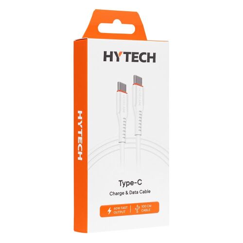 Hytech HY-XTP10 1M 3A TypeC to TypeC Hızlı Data + Sarj Kablosu - HYTECH (1)