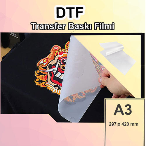 İ Transfer A3 DTF Pet Film - 100 adet - OFİSOMİ-S (1)