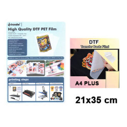 İ Transfer A4 PLUS (21x35 cm) DTF Pet Film - 100 adet - 2