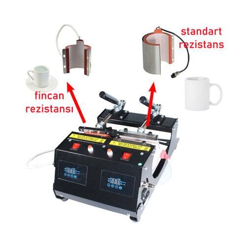 İkili Kupa Baskı Presi AP1821 (Fincan ve Standart Rezistans) - 2