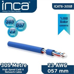 INCA CAT6 305B 23 AWG 57MM yüzde 99,5 BAKIR KABLO 305MT - 1