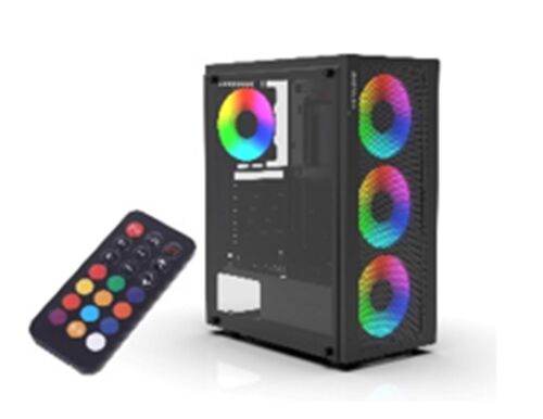 Inca Emg-15XN 4X1200mm Kumandalı ARGB Fan Gaming Computer Case - İNCA