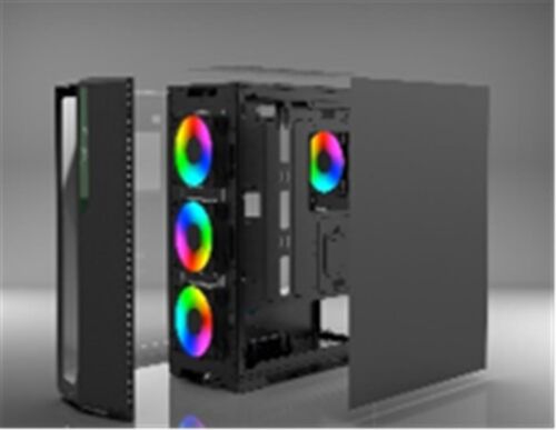 Inca Emg-17XN 4X1200mm Kumandalı ARGB Fan Gaming Computer Case - INCA