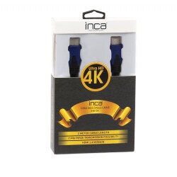 Inca IHH-04 HDMI To HDMI 2.mt 1.4 3D Altın Uçlu Bilisterli (2160P ve 1080P FULL HD) yüzde 100 Bakır - 2