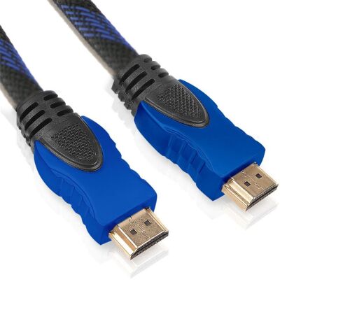 Inca Ihk-03T 3mt Örgülü Altın Uç 2.0v Hdmı Kablo 18 Gbps Bant Genişliği , 4K& 2K & Full Hd - 1