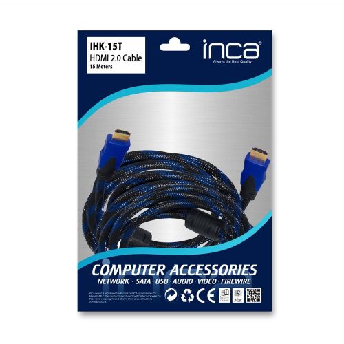 Inca IHK-15T 2.0 15mt Hdmı Kablo 18 Gbps 4K& 2K & FULL HD - 1