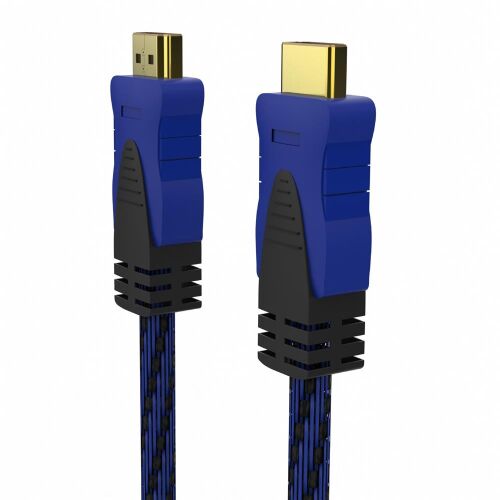 Inca IMHD-15T 1,8Mt Örgülü 1,4 V 3D HDMI Kablo Örgülü 4K@30Hz 2160P Altın Uç Parazit Koruma - İNCA