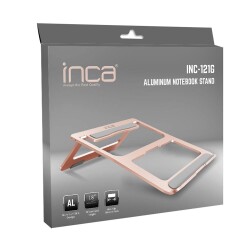 Inca Inc-121G Alimünyum Gold Rengi Notebook Standı - 1
