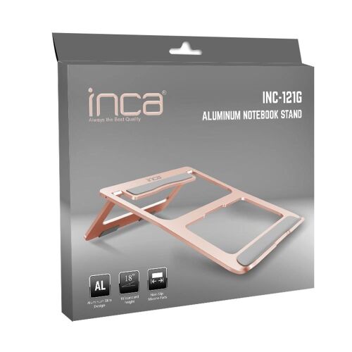Inca Inc-121G Alimünyum Gold Rengi Notebook Standı - INCA