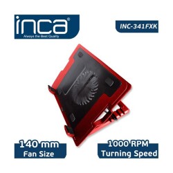 Inca Inc-341FXK Kırmızı Ergonomik Sessiz Usb Notebook Soğutucu - 1